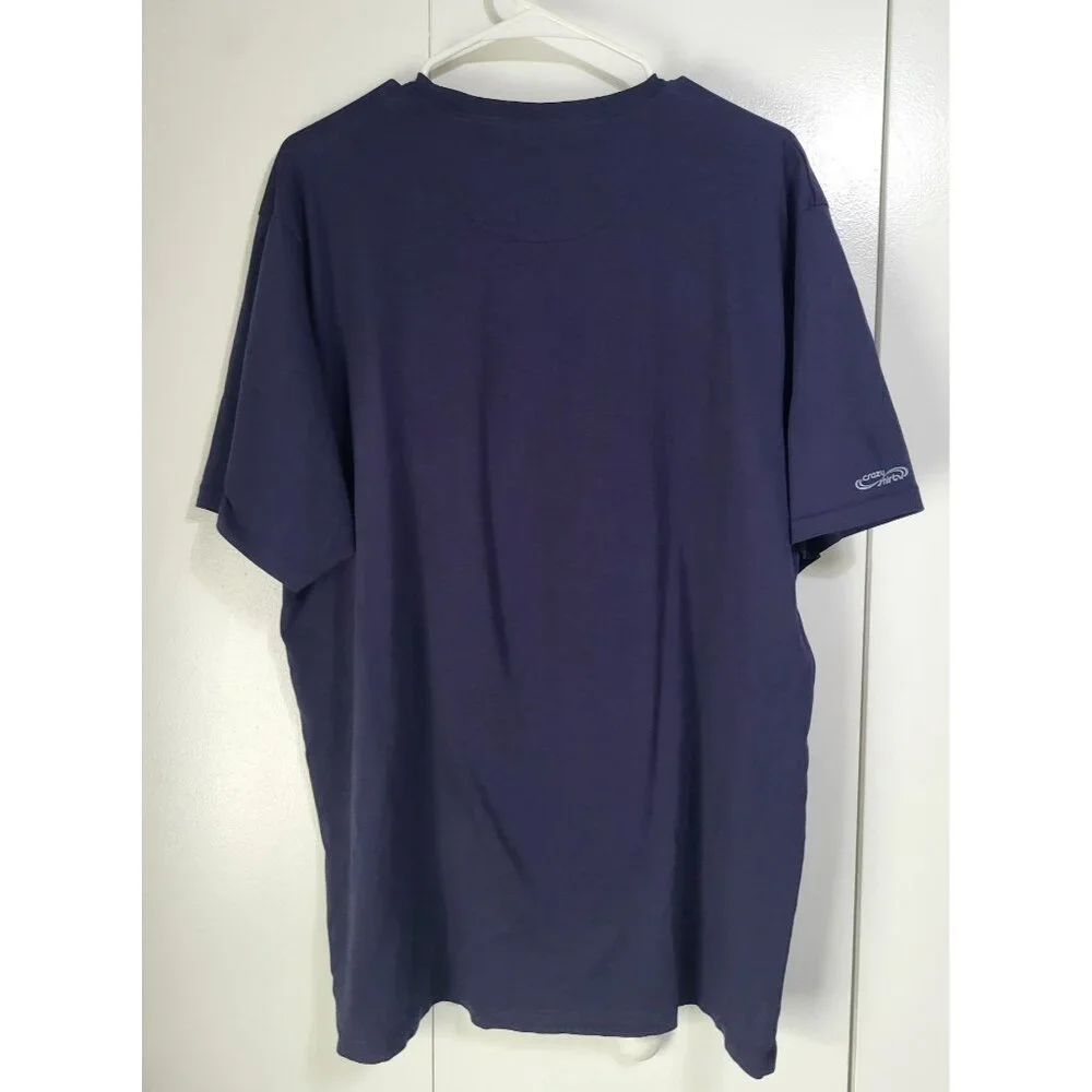 CRAZY SHIRTS Mens SZ XL NORTH SHORE Graphic T Shirt Navy Surf Beach Hawaii - Picture 2 of 9